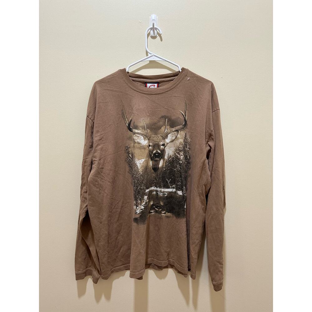 Vintage Legendary Whitetails Long Sleeve Deer Buck TShirt XL